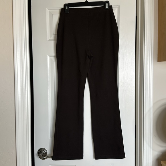 Vintage Express World Brand Chocolate Brown Straight Leg Stretch Pants Sz M/Reg - Picture 2 of 8
